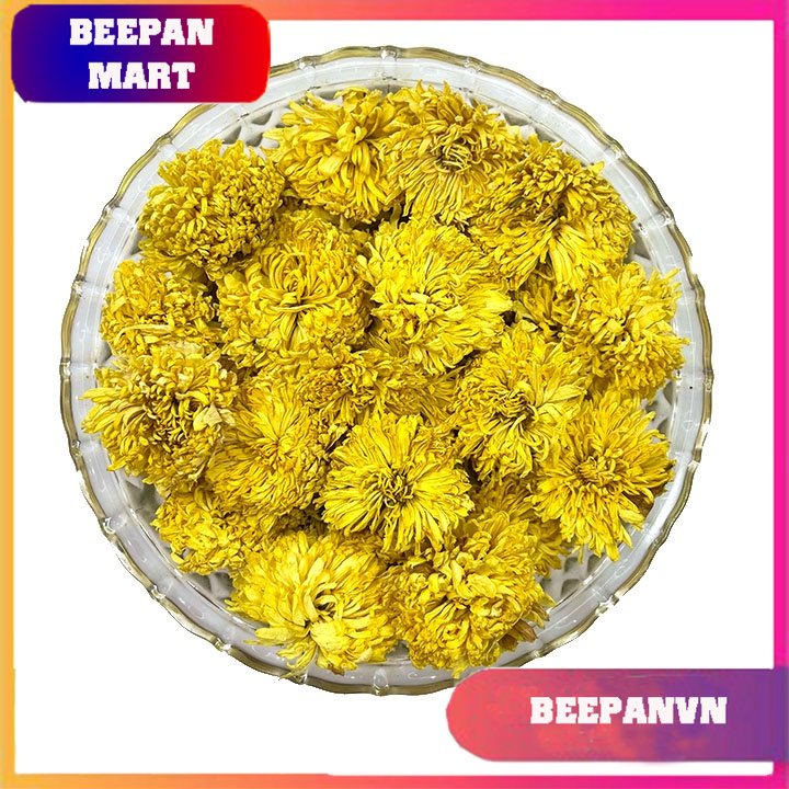 Trà hoa cúc vàng nguyên bông sấy lạnh l1 - beepan - hoàng cúc, giảm căng thẳng, cải thiện sức khoẻ