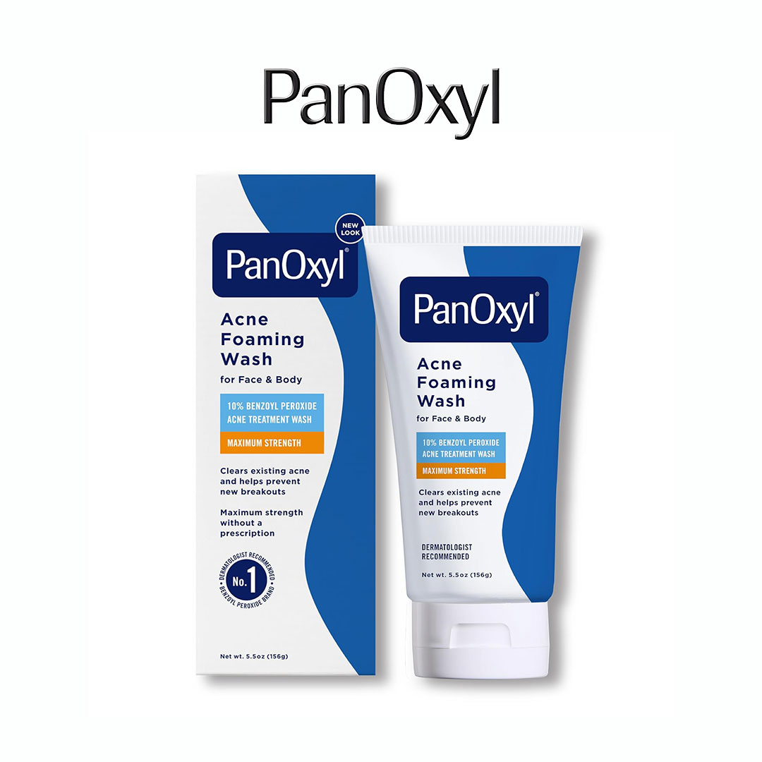 Sữa rửa mặt giảm mụn Panoxyl Creamy Acne Wash 4% & Foaming Acne Wash 10% Benzoyl Peroxide