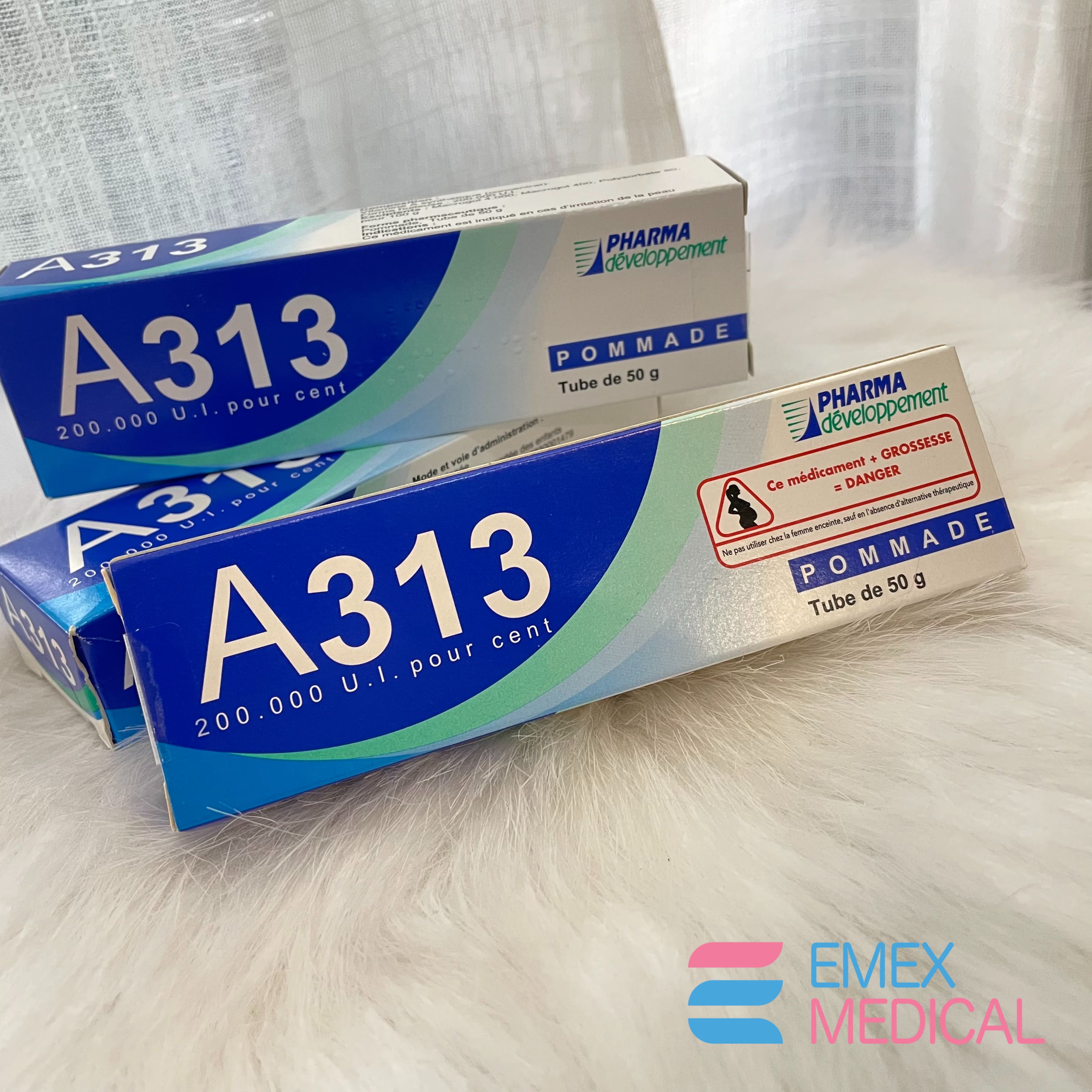 Kem dưỡng trẻ hoá da, trị mụn Pharma Developpement A313 Pommade 50gr