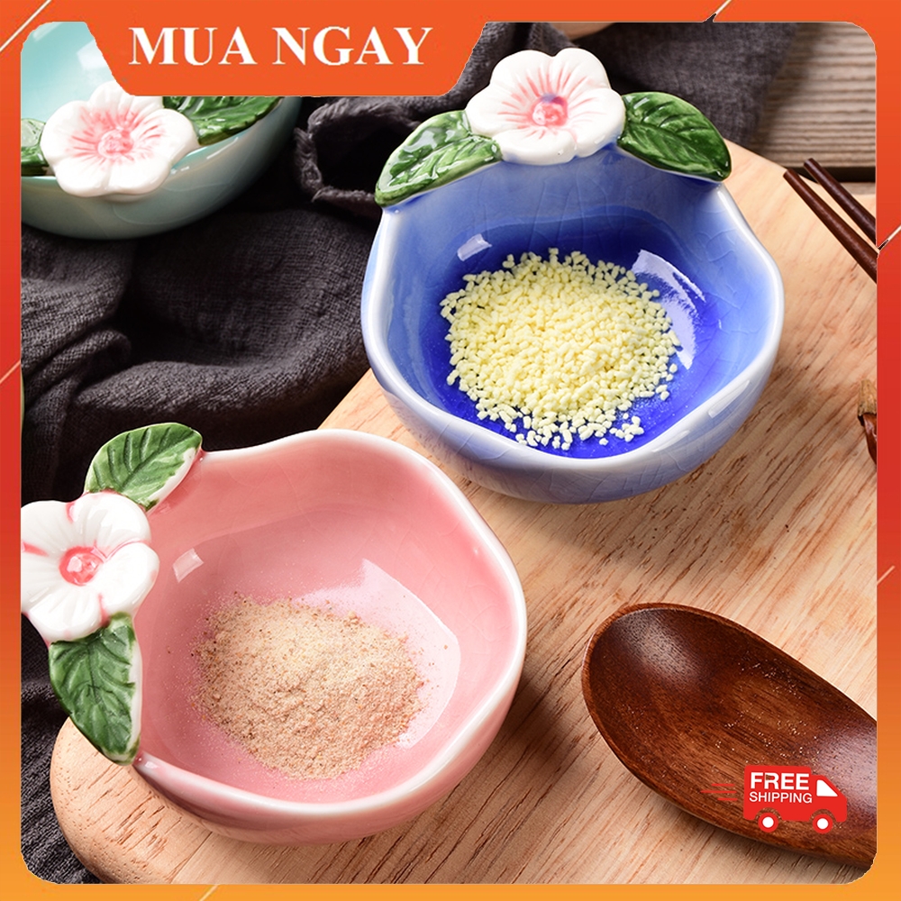 Bát Ăn Dặm Gốm Sứ Hoa Anh Đào Siêu Dễ Thương Đẹp Mắt 60ml KIDOTA