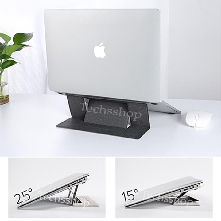 Đế tản nhiệt laptop macbook gấp gọn đa năng từ 11 đến 16 inch điều chỉnh được độ nghiêng – Đế máy tính bảng ipad xếp gọn cho dân văn phòng