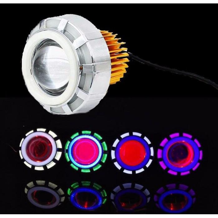 Đèn mắt cú lốc xoáy độ xe máy