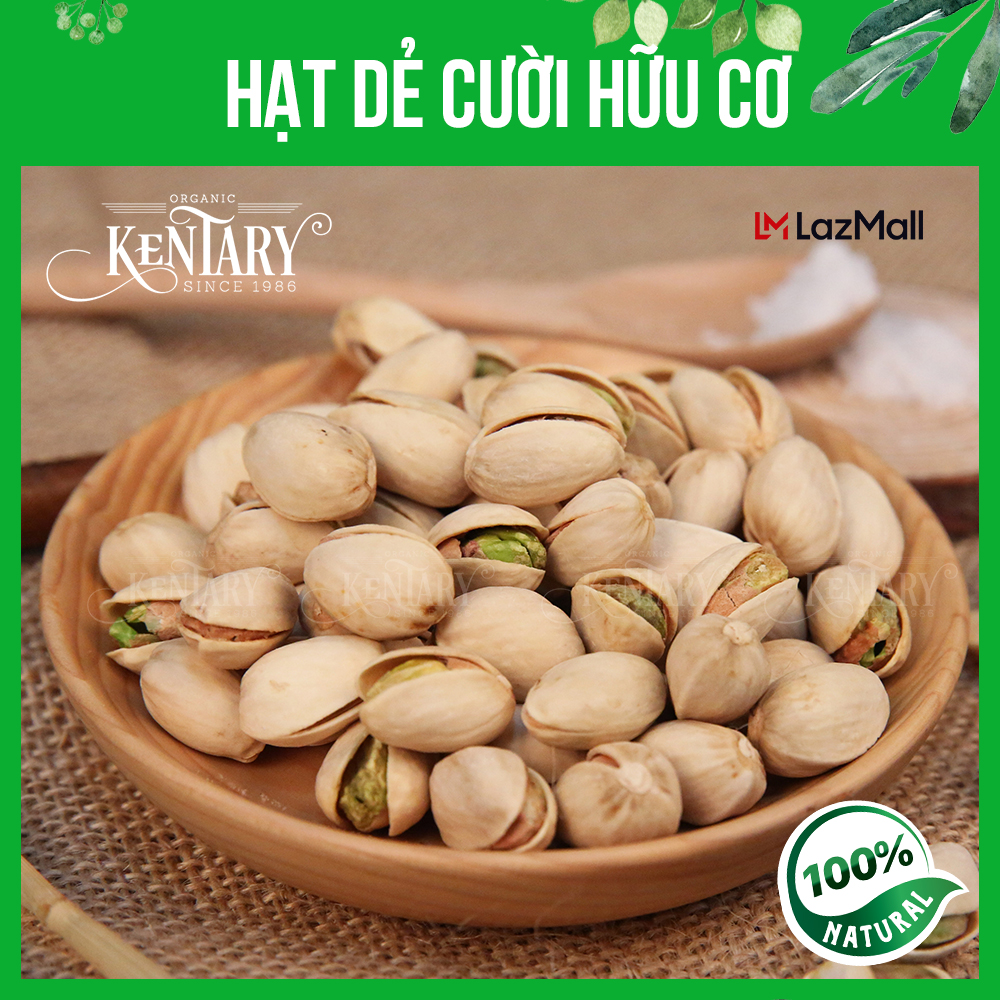 Hạt dẻ cười Mỹ Kentary túi 100g giòn, béo bùi giúp giảm cân, tốt cho hệ tiêu hóa và mạch máu - đồ ăn vặt