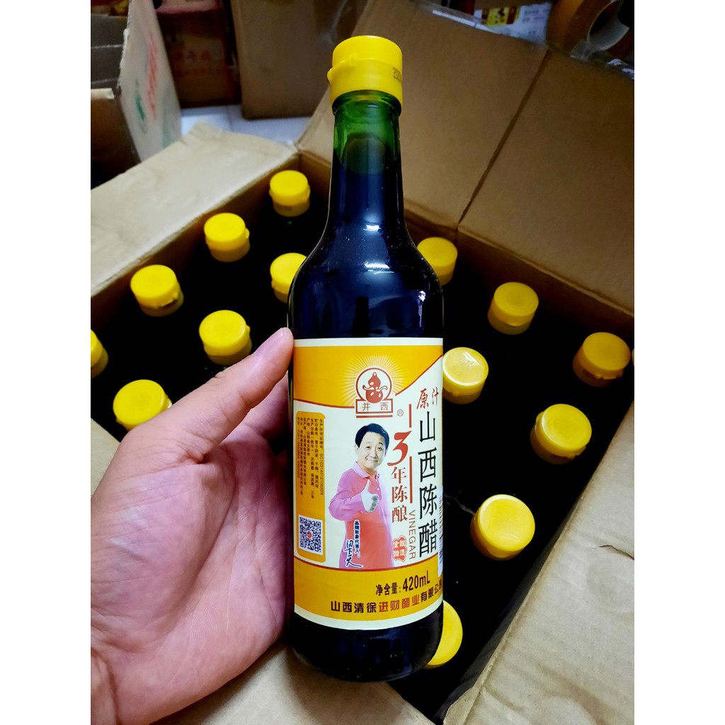 Dấm đen - giấm đen sơn tây chai 420ml