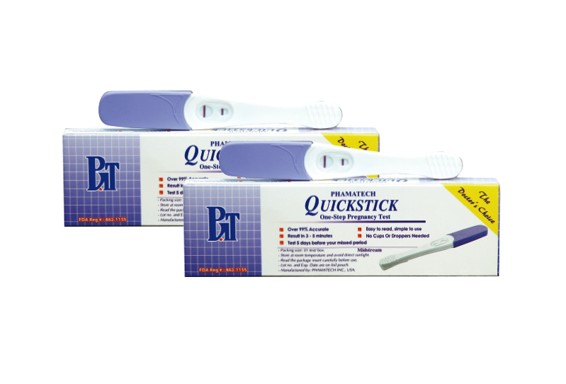 COMBO 2 Que Thử Thai QUICKSTICK MIDSTREAM Thế Hệ Mới - Made In USA