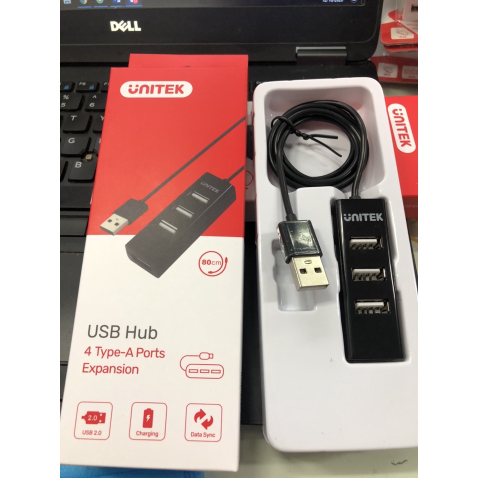 Hub usb 2.0 4 port unitek y-2140 chính hãng