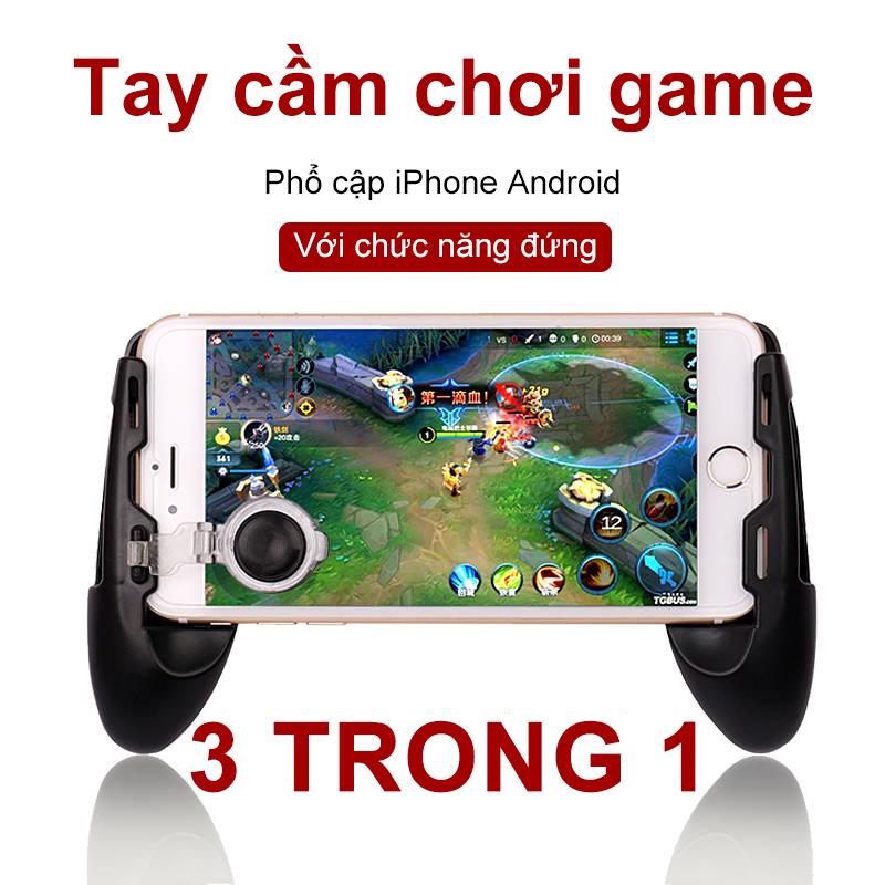 【COMBO PUBG】 Vua trò chơi di động đi bộ nắm tay cầm để ăn gà tạo tác có thể kéo định vị rocker phổ kính di động