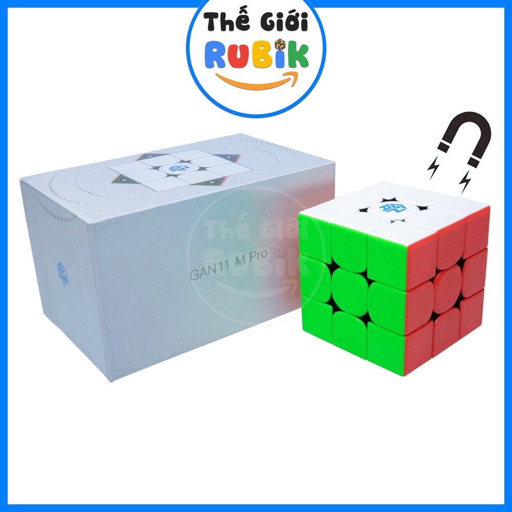 Rubik gan 11 m pro 3x3 có nam châm sẵn. gan 11m uv, black, frosted, soft gan cube | thế giới rubik