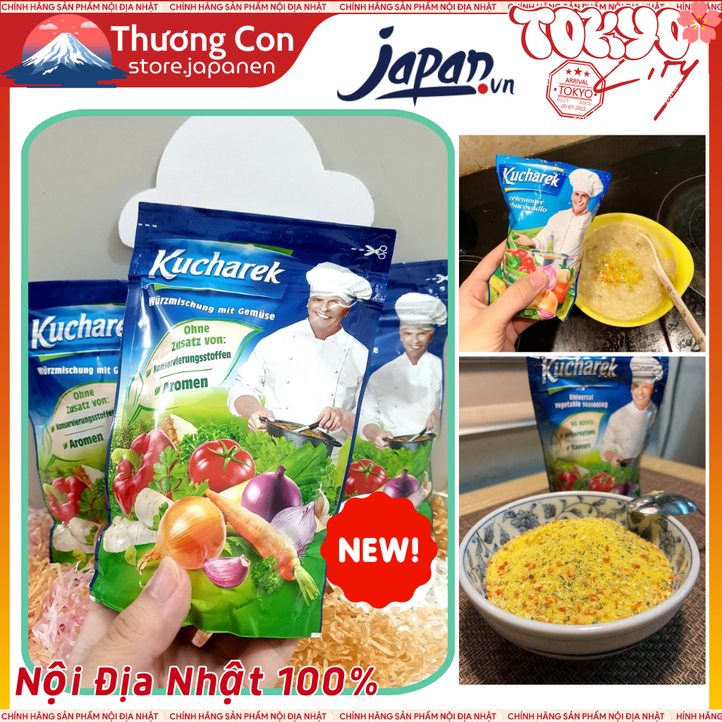 Hạt Nêm Rau Củ Kucharek 100% Hữu Cơ Lựa Chọn Tốt Cho Sức Khỏe Gia Đình T11/2025
