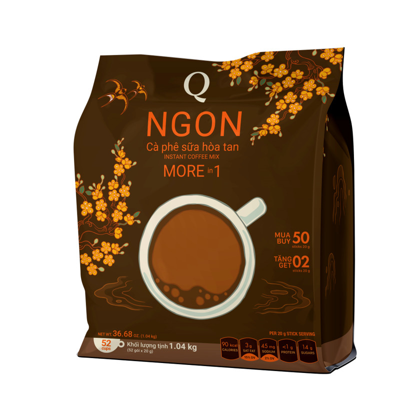 Cà phê hòa tan ngon bịch 52