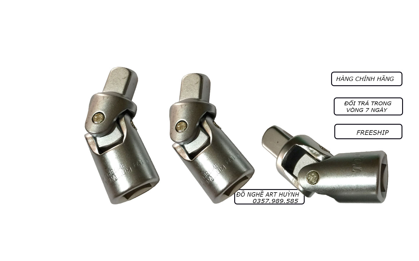Đầu nối lắc léo 1/2" và 1/4" chính hãng top