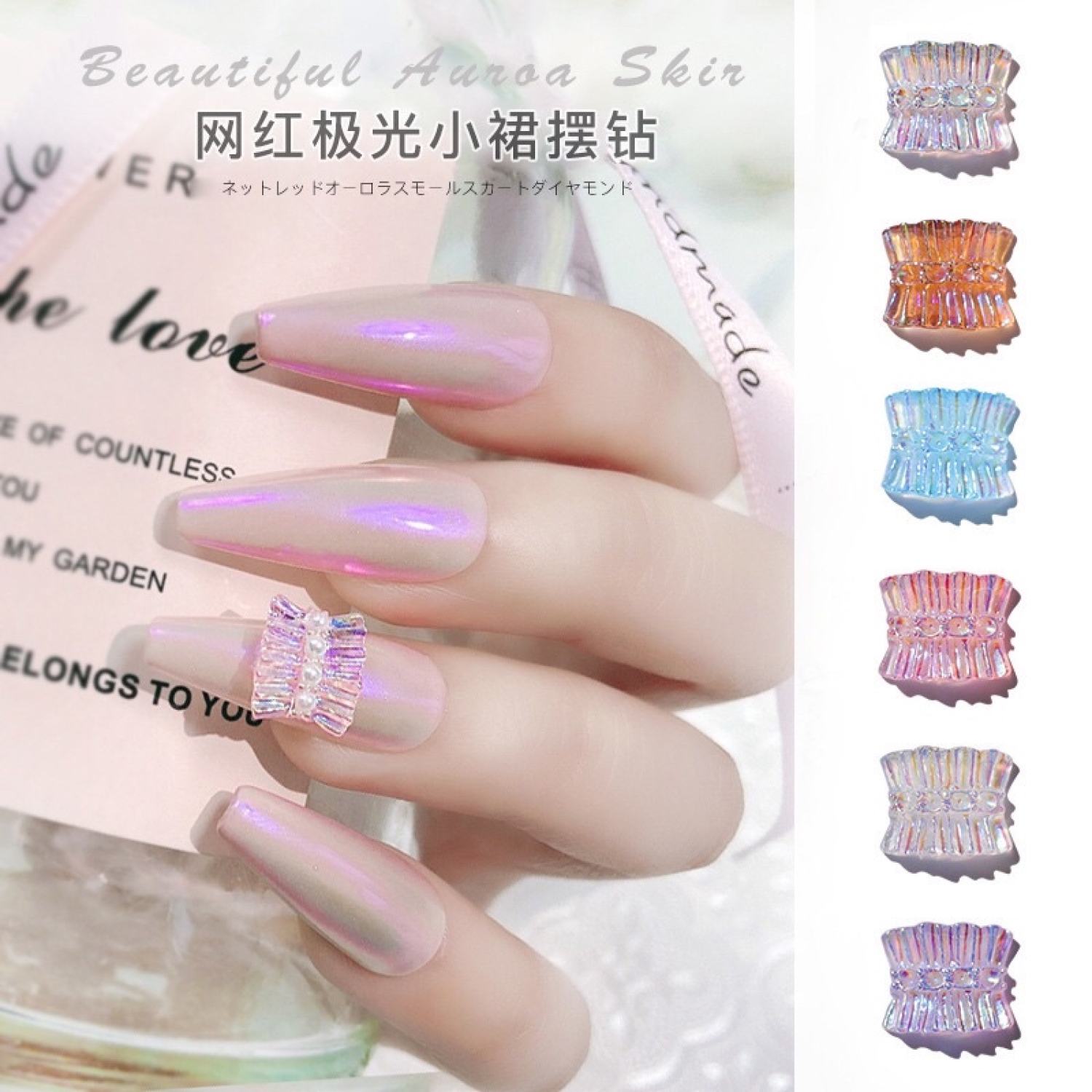 [Lily66]-[500 mẫu Charm 1k] Set 6 Charm nhún Hottrend 2022 trang trí móng nail, sang chảnh