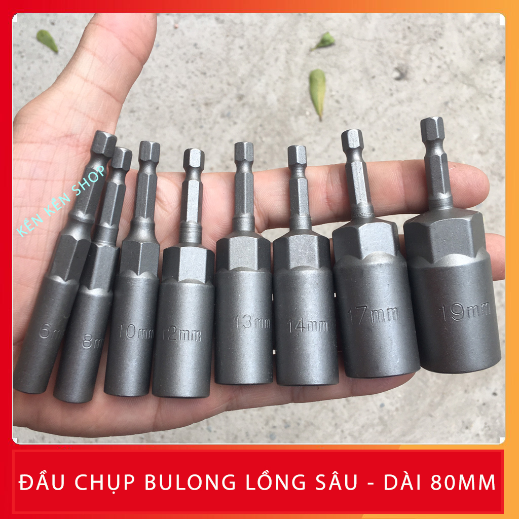Đầu bắn bulong - đầu tuýp loại 1/4"