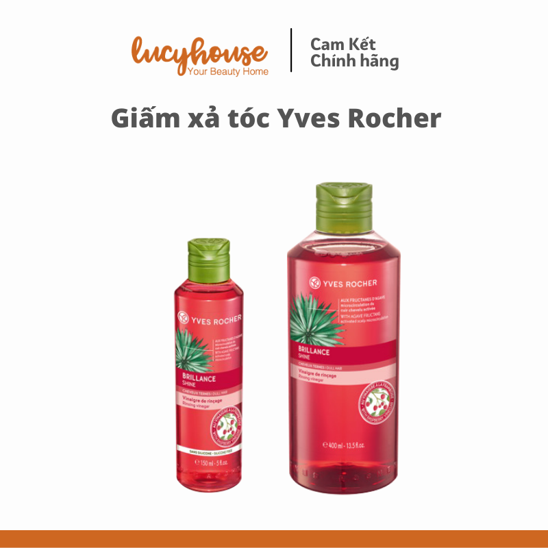 Giấm xả tóc mâm xôi Yves Rocher rinsing vinegar