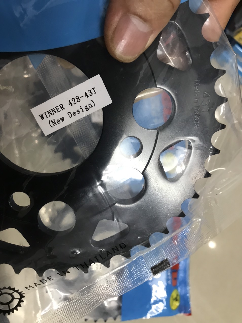 Nhông dĩa Recto chính hãng cho các dòng xe Honda Winnwr - WinnerX - Sonic - Yamaha Exciter135 - Exciter150 - FZ150 - Y15ZR - MX-King - Suzuky Satria150 - Raider150