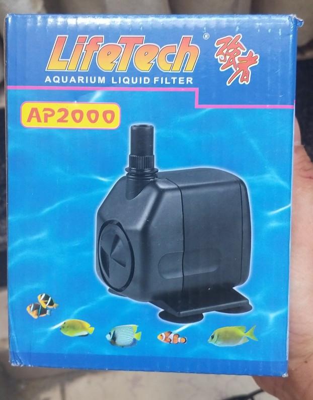 Máy Bơm Nước Hồ Cá LifeTech AP 2000 công suất 26W dùng cho hồ cá cảnh, hòn non bộ