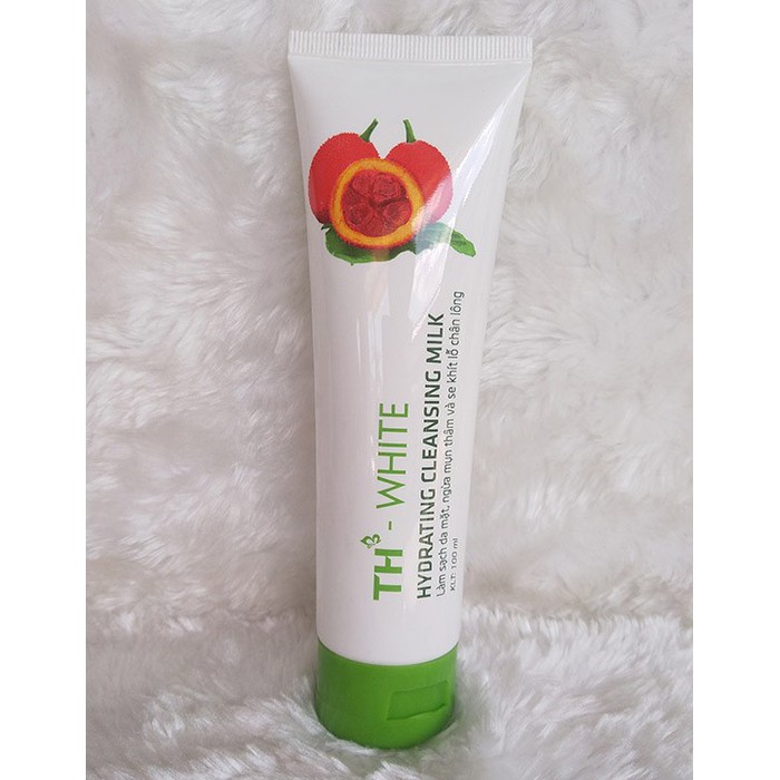 [HCM]Sữa rửa mặt làm sạch da mặt ngừa mụn thâm và se khít lỗ chân lông TH-White 100ml