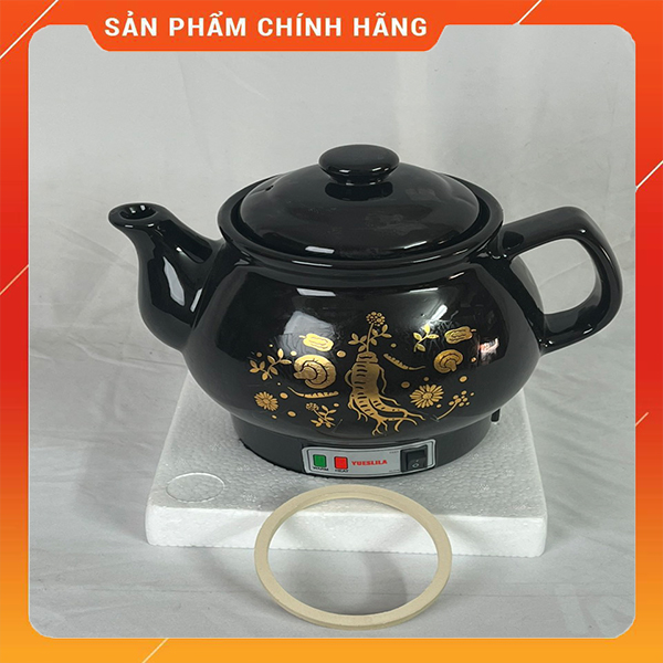 Ấm sắc thuốc bắc điện tự động - dung tích 3.2 lít - - tặng kèm vòng sứ - bảo hành :12 tháng