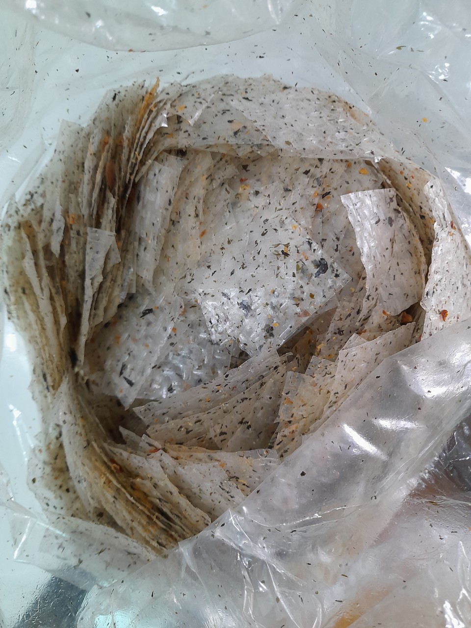 500 gram bánh tráng trộn rong biển