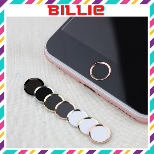 Dán Nút Home cảm biến vân tay có viền Mạ Vàng cho iphone 8plus 7plus 8 7 6plus 6splus 6s 6 5 5s có cảm ứng
