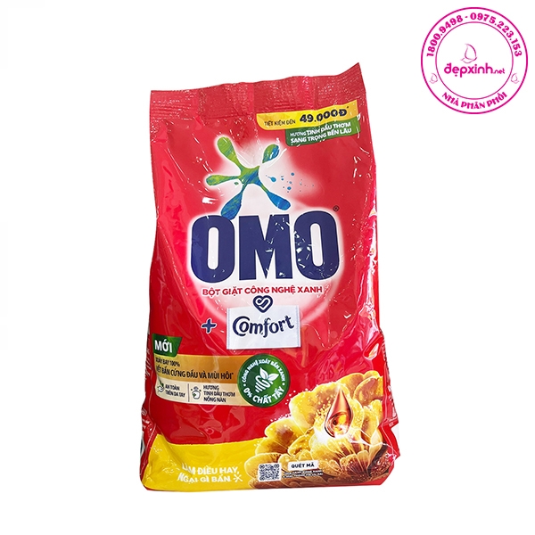 Bột giặt Omo tinh dầu thơm Comfort nồng nàn 2,6kg sản phẩm tốt chất lượng cao cam kết như hình độ bền cao xin vui lòng inbox shop để được tư vấn thêm về thông tin
