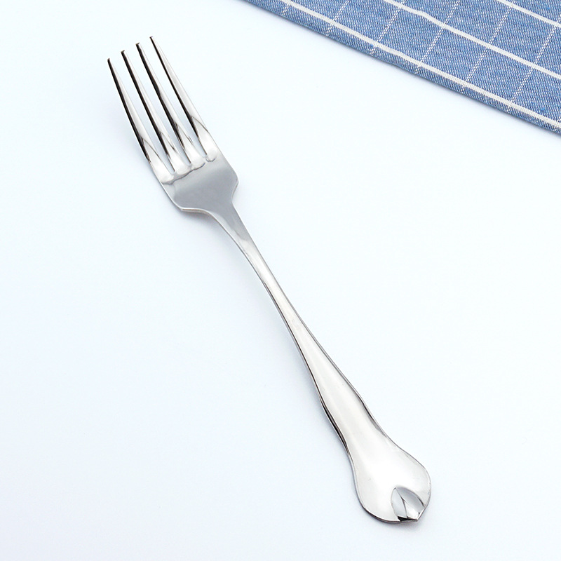 Bộ dao dĩa ăn bít tết, inox cao cấp, sáng bóng bền đẹp ( cán giọt nước)