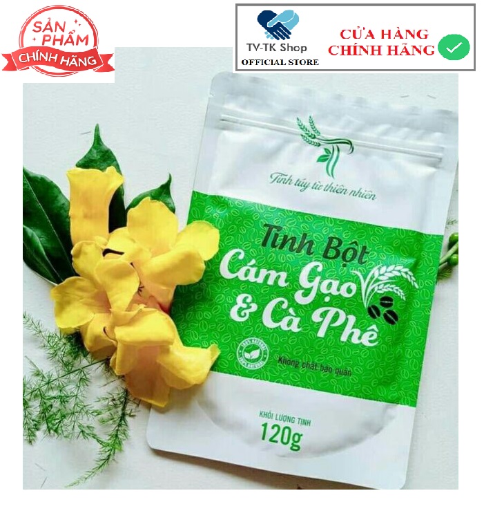 Tinh Bột Cám Gạo Cà Phê  Tinh Túy Từ Thiên Nhiên Dưỡng Trắng Mịn Màng Da - Mẫu mới