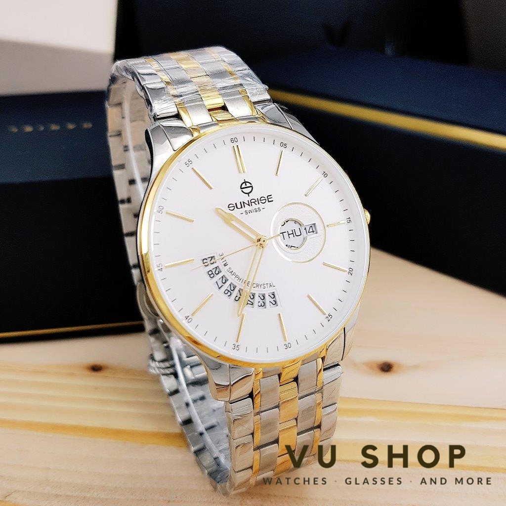 Đồng hồ nam sunrise 1127sa - kính sapphire