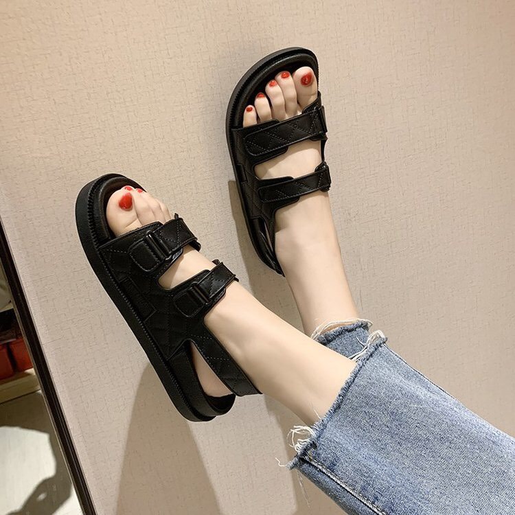giày sandal đế mềm cao quay mảnh