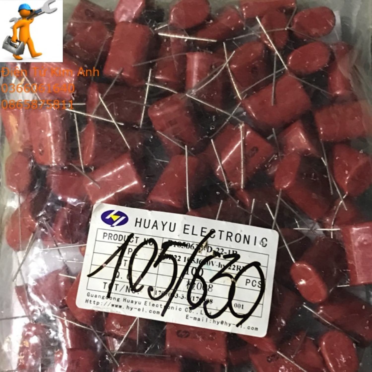 10 con tụ điện 105-630v