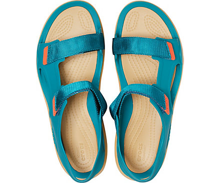 SANDAL CROCS SWIFTWATER NAM MÀU XANH