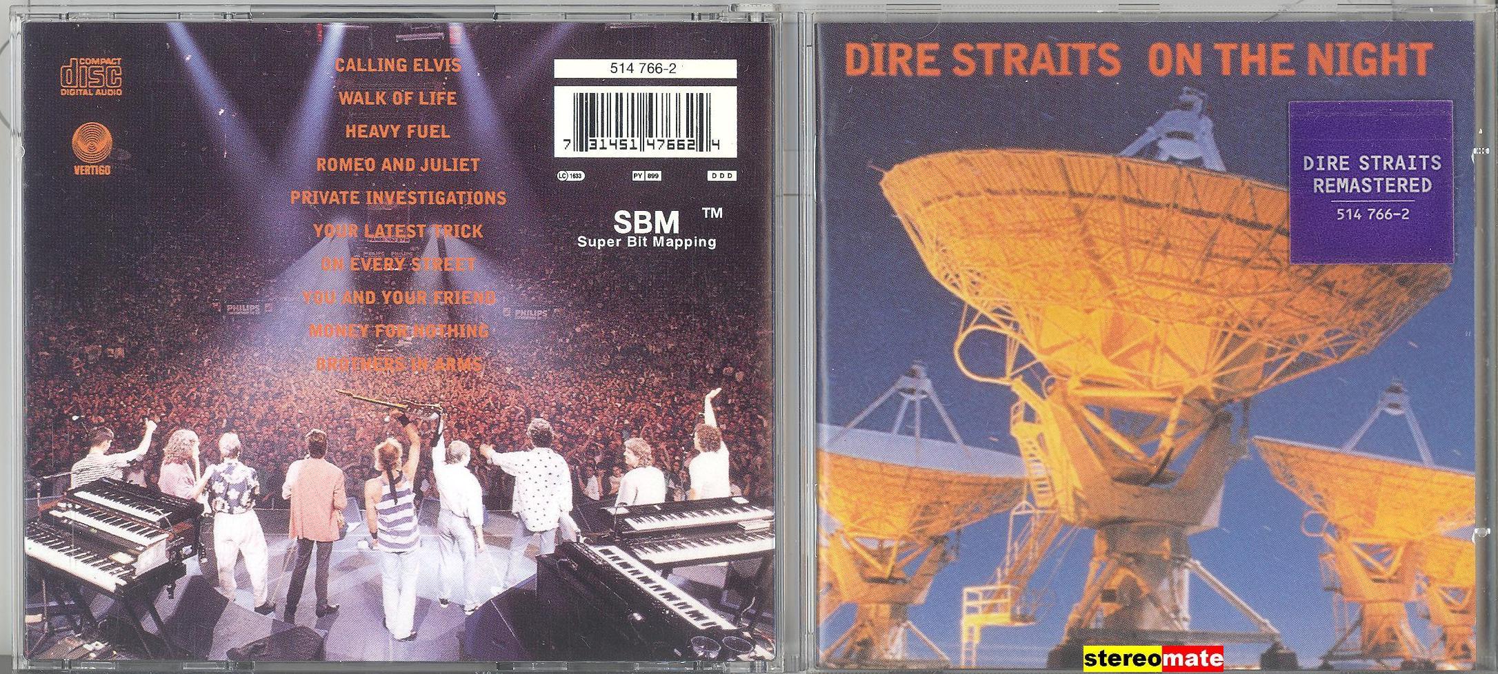 stereomate - Đĩa nhạc - CD gốc: Dire Straits - On The Night