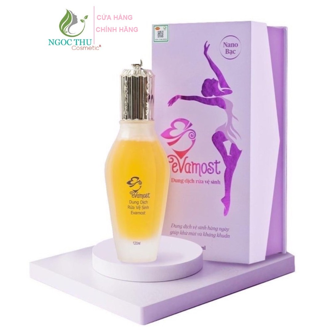 Dung dịch vệ sinh evamost ngoc trinh ghb 120ml chăm sóc vùng kín thơm hồng khít