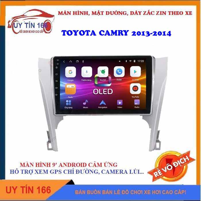 Màn hình android 10.1 cho xe TOYOTA CAMRY 2013-2014, RAM 1G ROM 16G, màn hình android kết nối wifi, màn hình tích hợp sẵn bản đồ NAVITEL, YOTUBE ẩn, màn hình ô tô giá rẻ