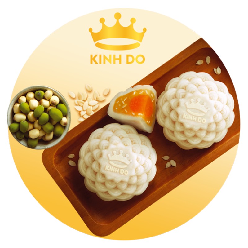 Bánh trung thu kinh đô. dòng bánh dẻo 180g.