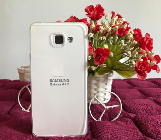 Ốp Silicon 0.33mm cho Samsung Galaxy A7 2016 (Trắng trong)