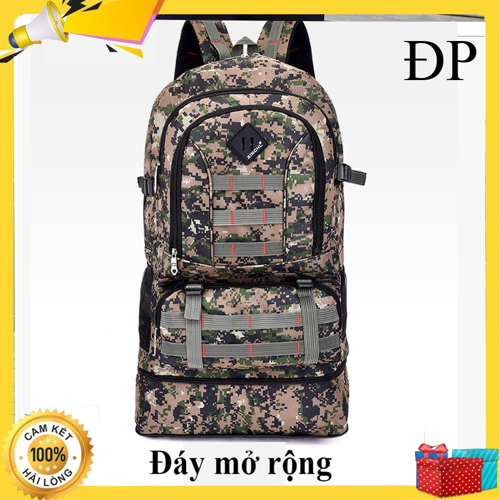 Balo du lịch thể thao cỡ lớn 80L cao cấp- Ba lô leo núi đường trường, đi dã ngoại, đi phượt đường dài nhiều ngăn chống thấm nước