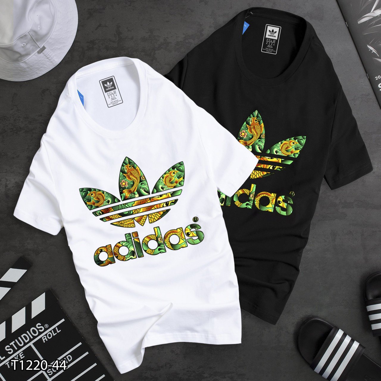 Áo thun ad nam nữ 100% cotton ad họa tiết 02