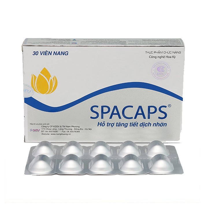 SPACAPS - hỗ trợ tăng cường chức năng sinh lý nữ, tăng nội tiết tố nữ - hộp 30 viên