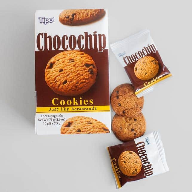 Banh Tipo cookies Chocochip 75g