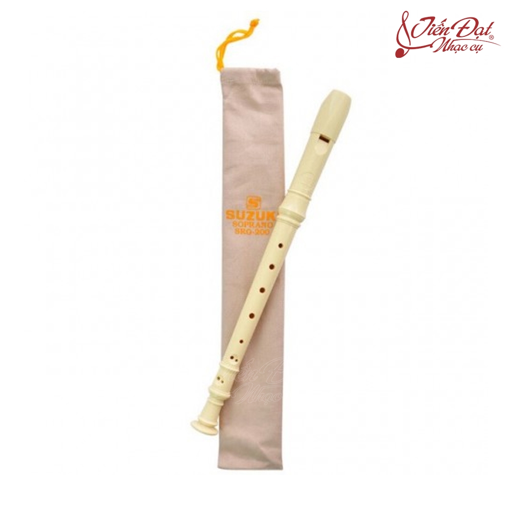 Sáo tiêu recorder suzuki srg-200, túi vải đựng