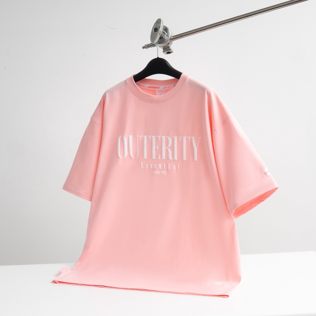 Áo thun hồng outerity in nổi ver 2.0 / orp134