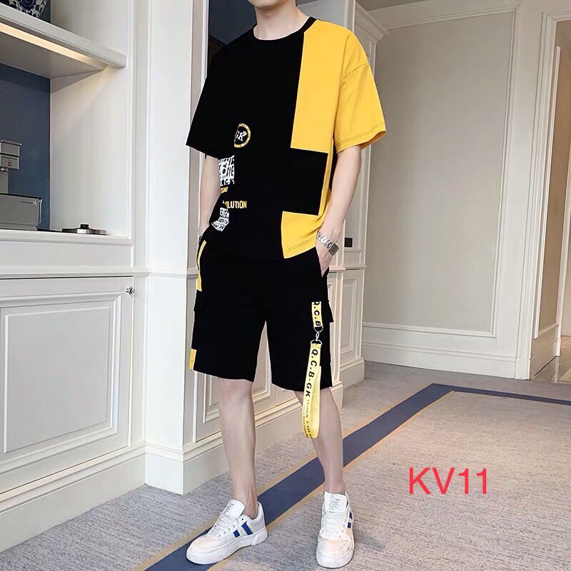 [HCM]bộ đồ thun nam siêu ngầu thiết kế mùa hè rực lửa cực chất hàn của kmg fashion