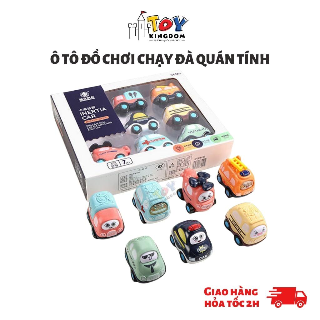 Xe ô tô đồ chơi chạy đà quán tính toykingdom 7 phương tiện xe cứu hoả, cảnh sát, taxi, cứu thương…