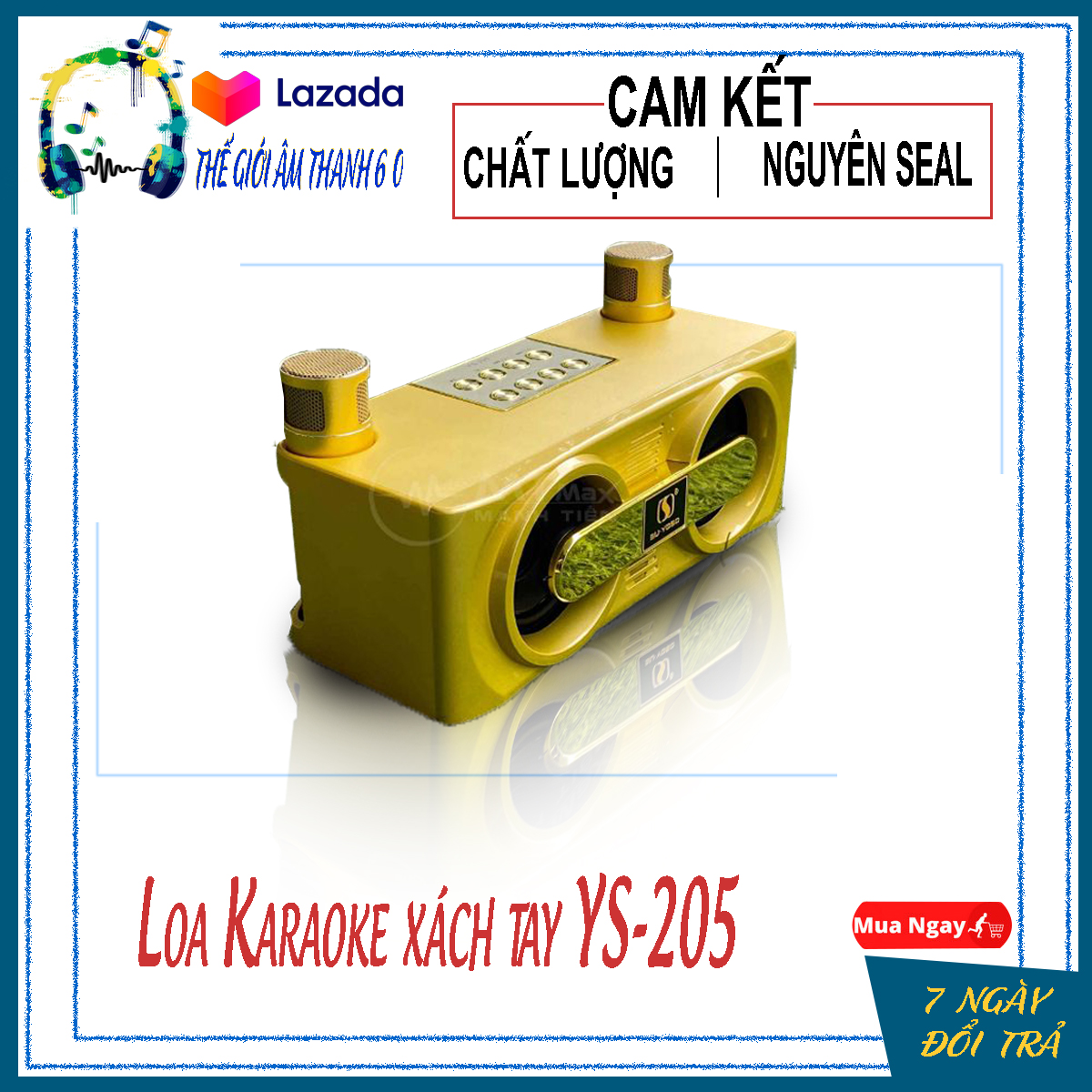 Loa karaoke xách tay mini ys-205 kèm 2 micro không dây , loa karaoke xách tay mini ys-205 kèm 2 micro không dây âm thanh hay giá tốt , loa hát xách tay nhật bản loa karaoke bluetooth mini xách tay ys , nhỏ gọn tiện lợi