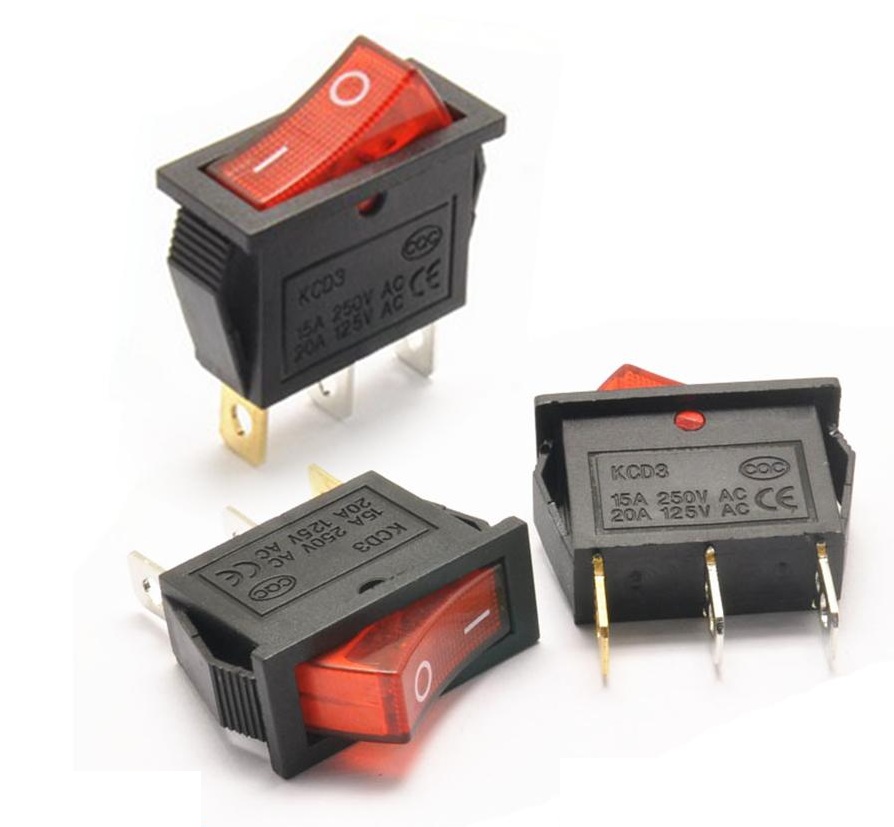 Công tắc bập bênh kcd3 16a-250v