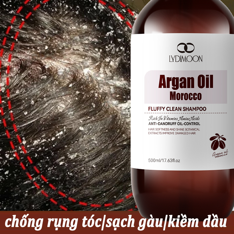 Dầu gội sạch gàu dầu gội chống rụng tóc dầu gội kiềm dầu 500ml dầu gội trị gàu kiềm dầu chống rụng tóc dưỡng tóc suôn mượt giảm ngứa da đầu hương thơm lâu kích mọc tóc