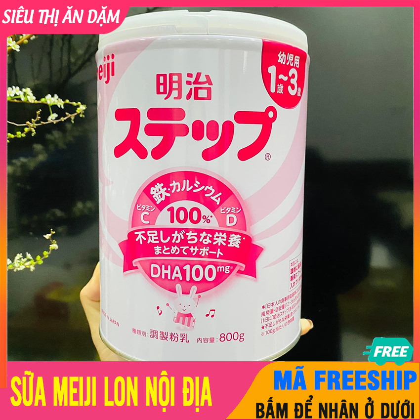 Sữa bột meiji cho bé từ 1 - 3 tuổi, bổ sung dha và dưỡng chất, phát triển chiều cao và trí tuệ tối ưu - sữa bột trẻ em, sữa công thức, sữa meiji bột, sữa dinh dưỡng - sữa meiji 1-3 - 4902705005600
