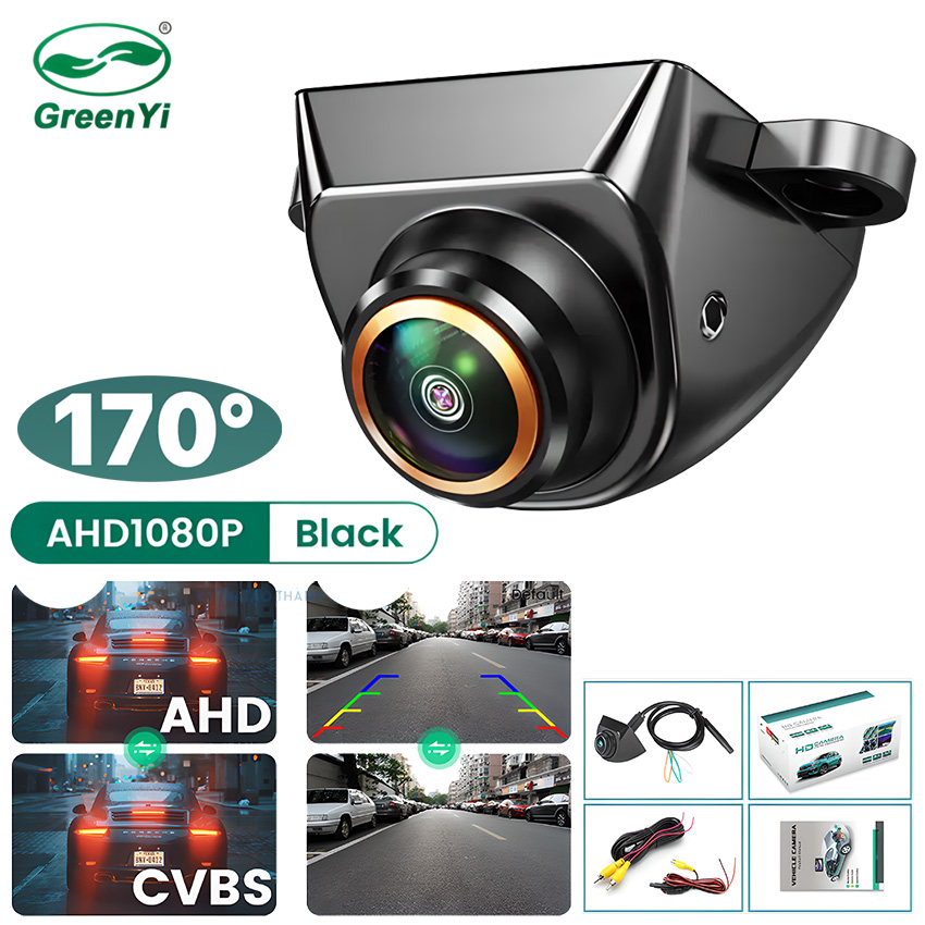 Camera tiến, lùi ô tô nhãn hiệu GreenYi G999, chuẩn AHD, 1080P, xoay 360 độ