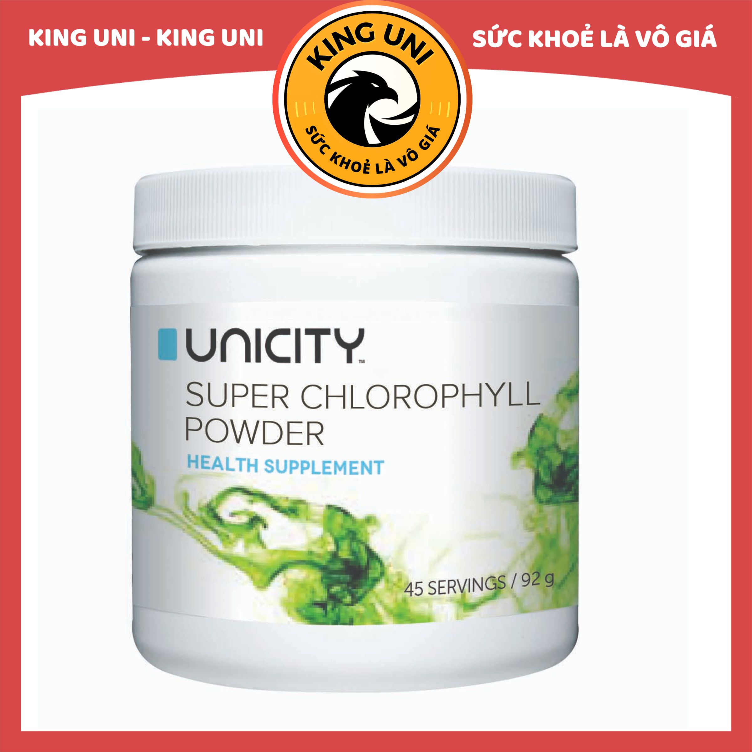 Diệp lục uni - Bột diệp lục - King Uni